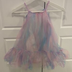 Andy & Evan Pink and Purple Tulle Dress